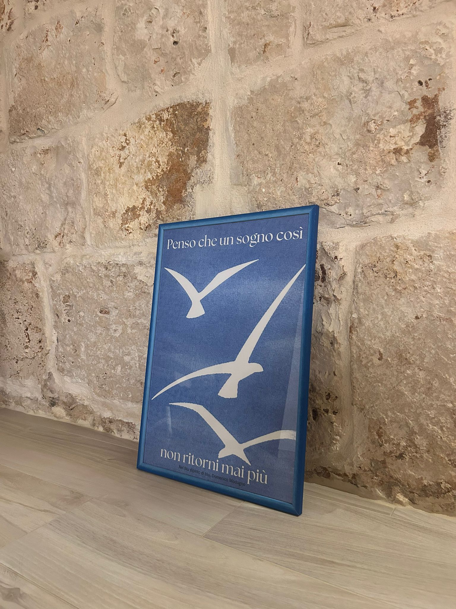 Poster di Domenico Modugno — omaggio all'anima della Puglia